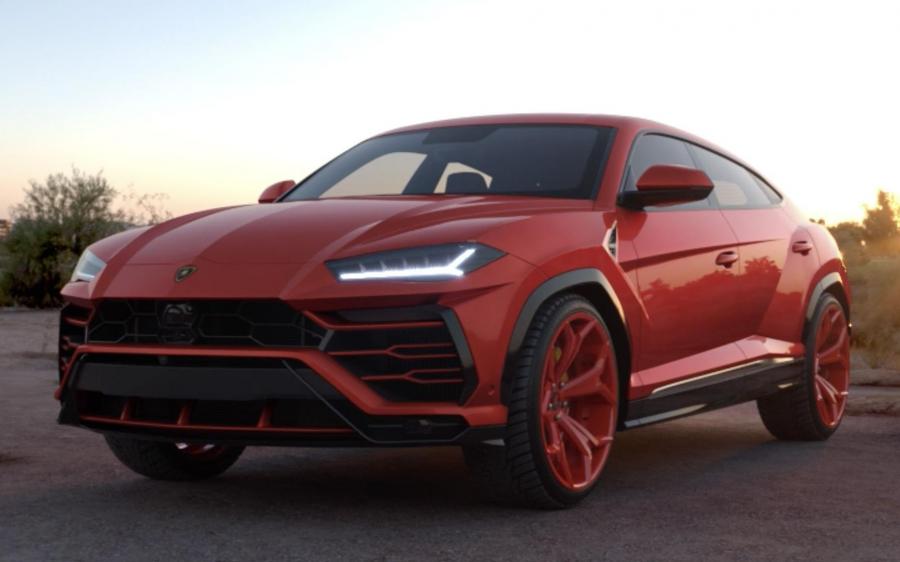 Lamborghini Urus Rosso Anteros on Forgiato Wheels (F2.09) '2019